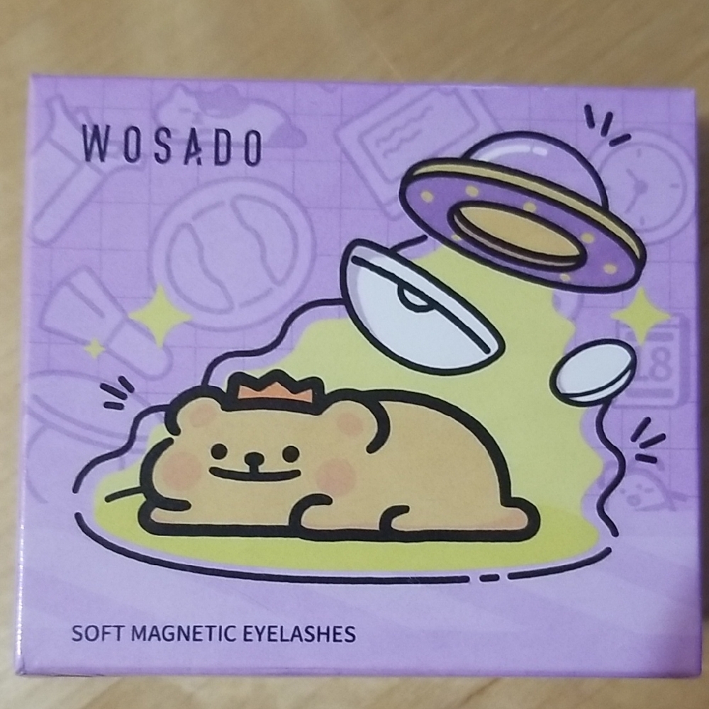 Wosado Soft Magnetic Eyelashes Limited Edition BearisBug Series, Ice Black
